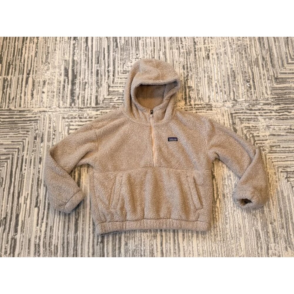Patagonia girls youth XL Los Gatos Hoody Taupe Sweatshirt Pullover